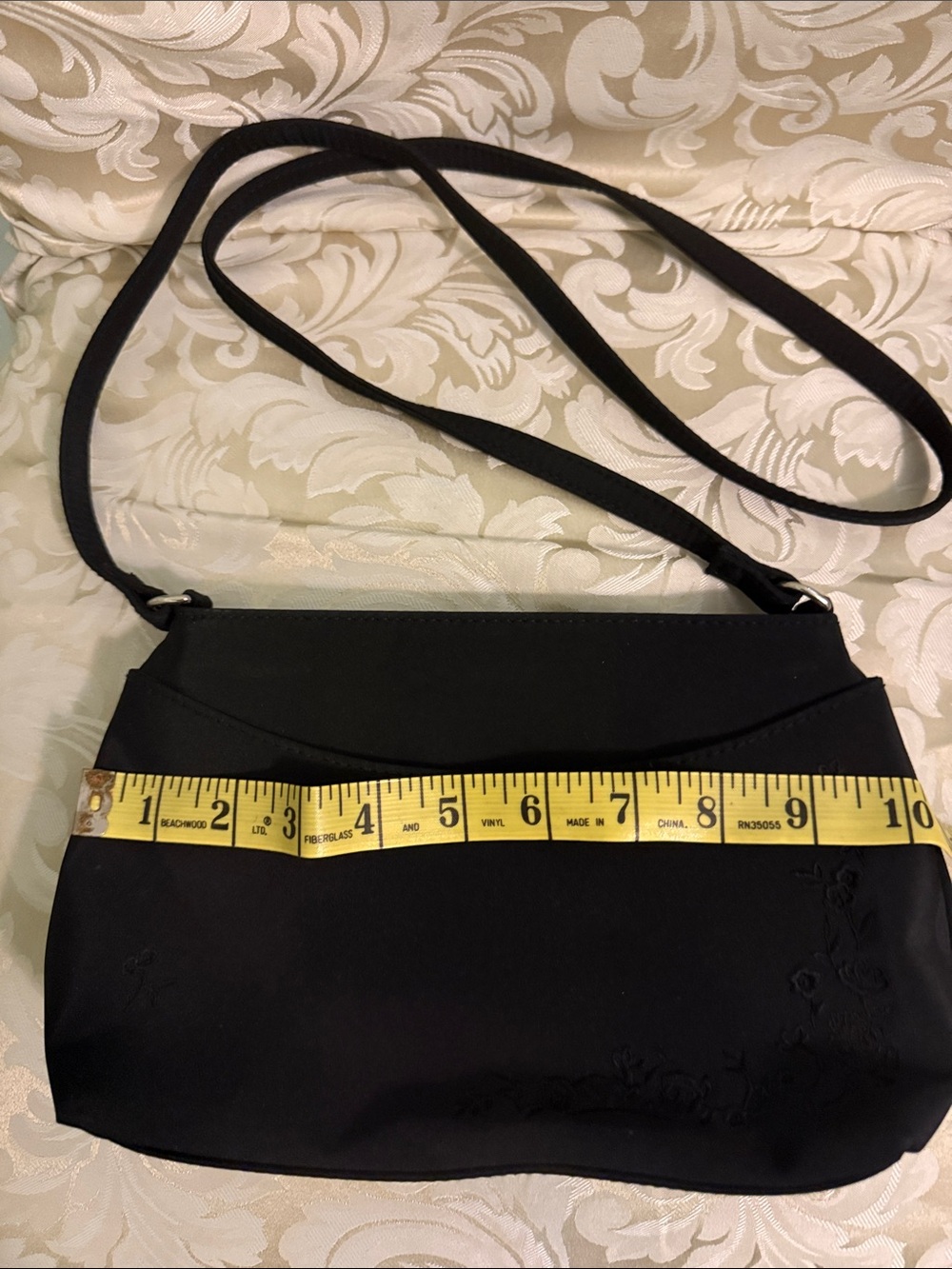 Liz Claiborne Black Crossbody Evening Bag